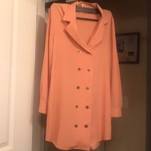Peachy Shirt Dress